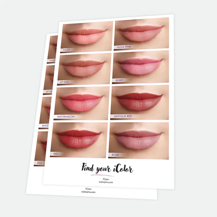 Posterul iColor Find your iColor pentru buze