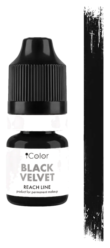BLACK VELVET — pigment pentru pleoape iColor, Basic Line