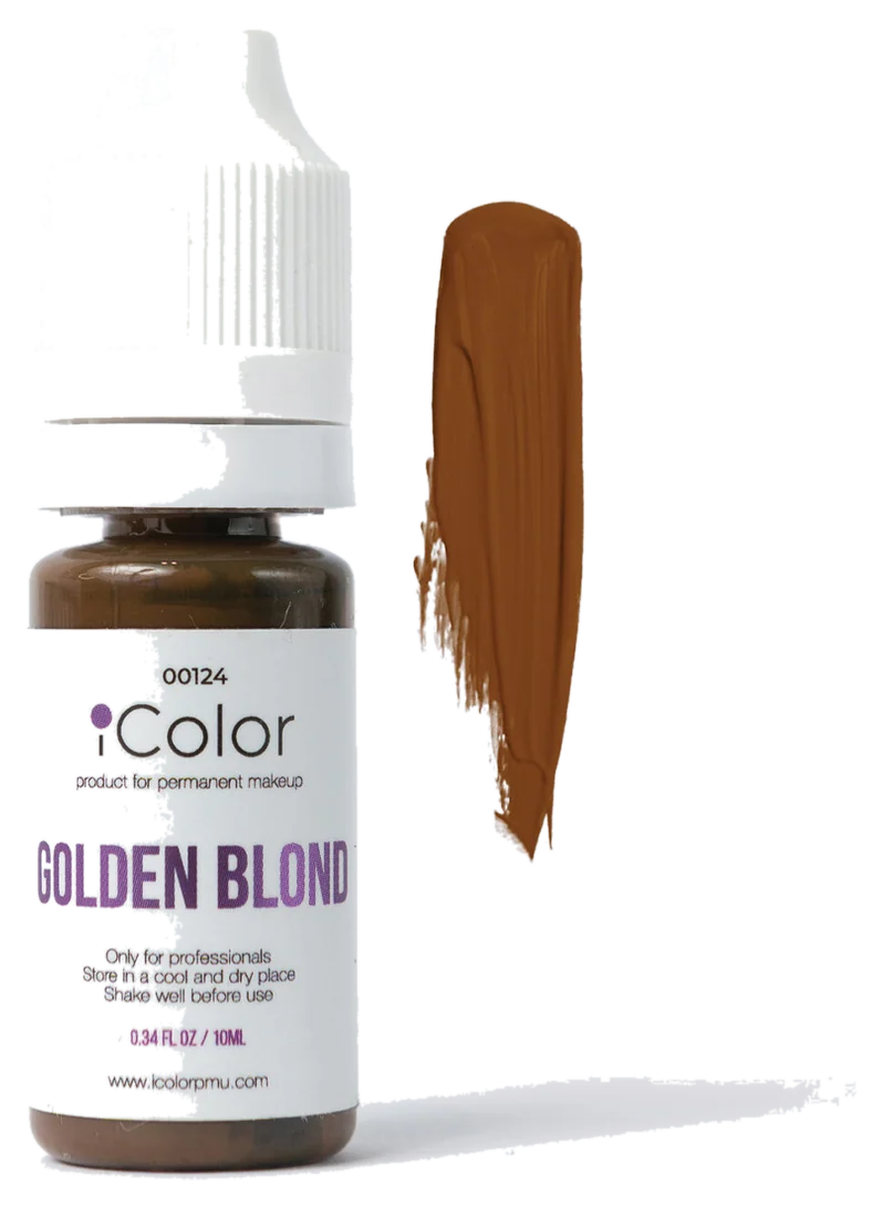 GOLDEN BLOND — pigment pentru sprâncene iColor, Basic Line