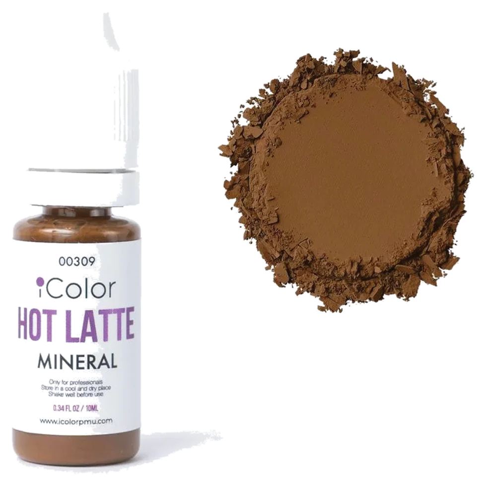 HOT LATTE — pigment pentru sprâncene iColor, Minerali
