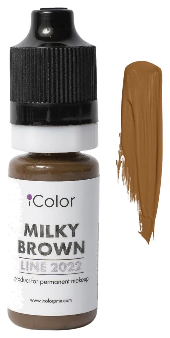 MILKY BROWN Reach — pigment pentru sprâncene iColor, REACH 2022