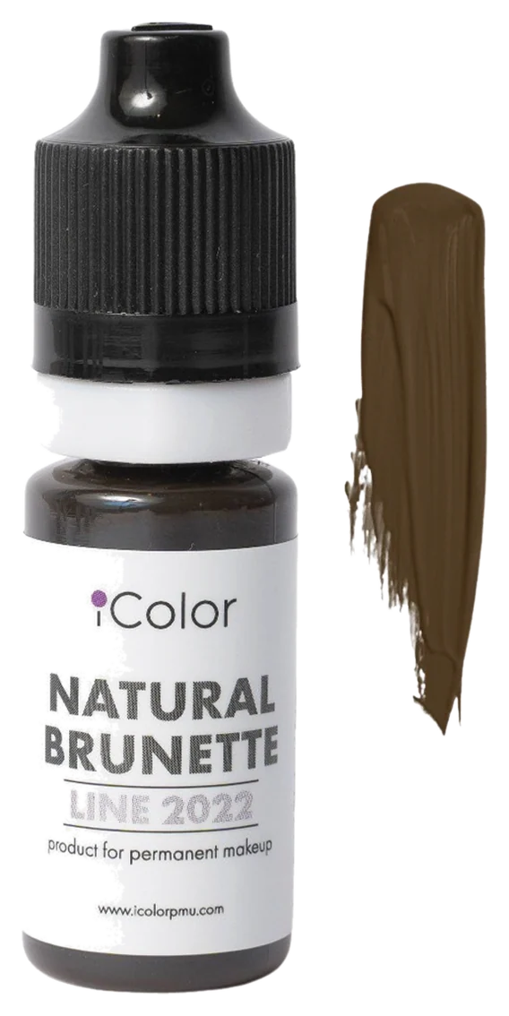NATURAL BRUNETTE Reach — pigment pentru sprâncene iColor, REACH 2022